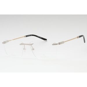 NWT Charriol PC75063-C02 58mm Shiny Silver Eyeglasses